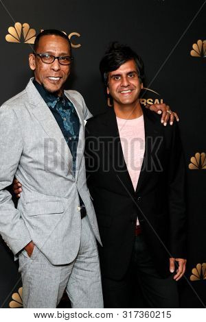 LOS ANGELES - AUG 13:  Ron Cephas Jones, Siddharta Khosla at the NBC And Universal EMMY Nominee Celebration at the Tesse Restaurant on August 13, 2019 in West Hollywood, CA
