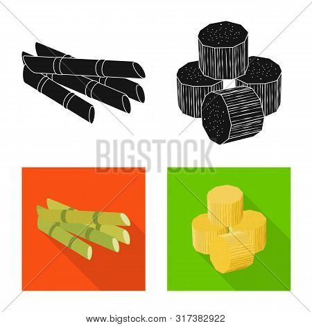 Vector Design Of Farm And Agriculture Logo. Collection Of Farm And Technology Stock Symbol For Web.
