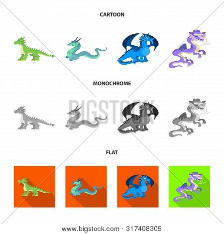 Vector Illustration Of Legend And Halloween Sign. Collection Of Legend And History Vector Icon For S