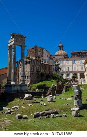 Temple Of Apollo Sosianus A Roman Temple Dedicated To Apollo In The Campus Martius