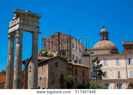 Temple Of Apollo Sosianus A Roman Temple Dedicated To Apollo In The Campus Martius