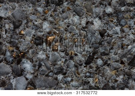 Shiny Synthetic Rock Background With Stylish Surface.