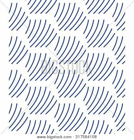 Linear Pattern, Vector Background With Lines, Vector Illustration