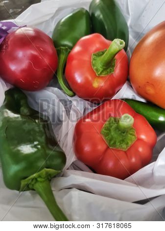 Many Hot And Spice Gotten At A Farmers Market, Ready To Be Used For Dinner.