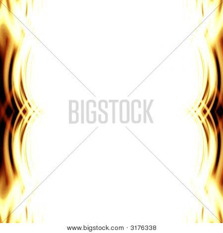 Astratte fiamme gialle