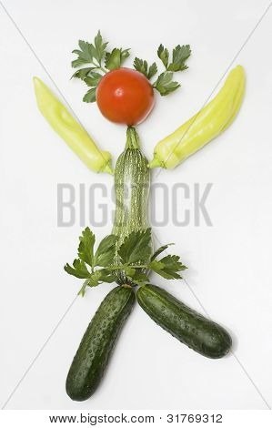 funy figur med bælgplanter