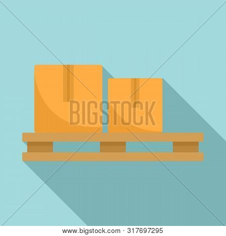 Warehouse Padon Icon. Flat Illustration Of Warehouse Padon Vector Icon For Web Design