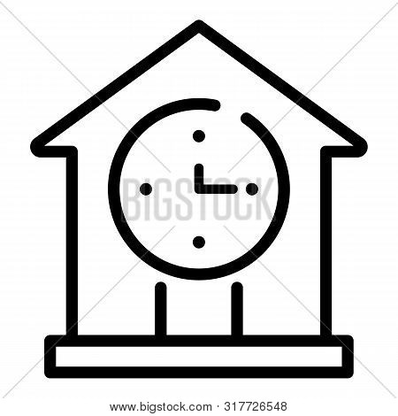 Lease New House Icon. Outline Lease New House Vector Icon For Web Design Isolated On White Backgroun