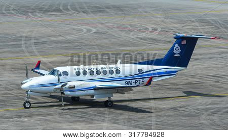Civil Aircraft At Langkawi Airport, Malaysia