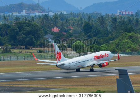Civil Aircraft At Langkawi Airport, Malaysia