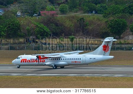 Civil Aircraft At Langkawi Airport, Malaysia