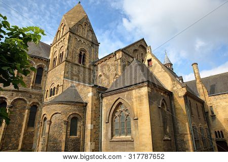 The External Eastern Facade Of The Basilica Of Our Lady (11th Century), A Roman Catholic Parish Chur
