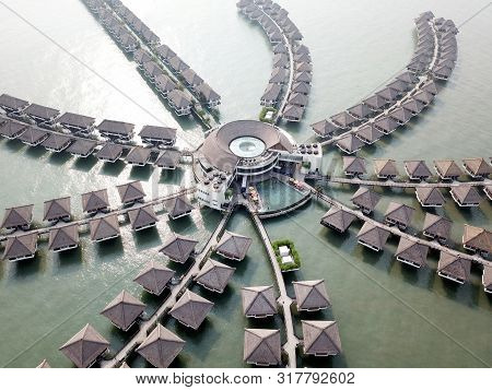 Sepang, Selangor,malaysia- August 18,2019 :aerial View Of Avani Sepang Goldcost Resort. Avani Is A F