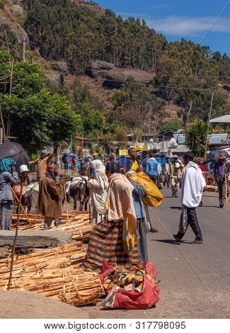 Ethiopian People On The Street, Africa