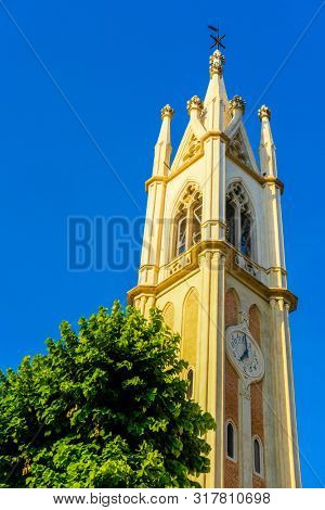 Paduva region, Italy - July, 14, 2019: Catholic cathidral in Padova region, Italy
