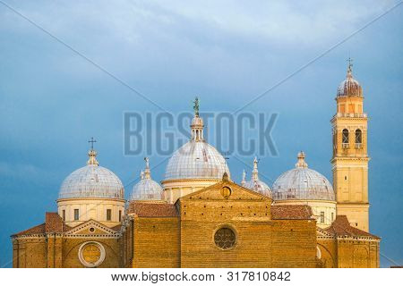 Paduva, Italy - July, 27, 2019: Catholic cathidral in Paduva, Italy