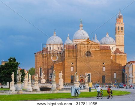 Paduva, Italy - July, 27, 2019: Catholic cathidral in Paduva, Italy