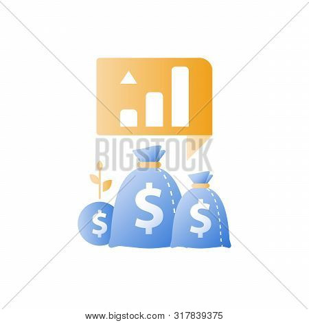 Financial Report, Invest Portfolio, Hedge Fund, Revenue Growth, More Money, High Interest Rate, Mult