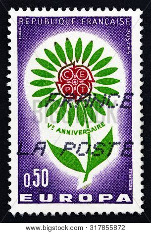 France - Circa 1964: A Stamp Printed In France From The 