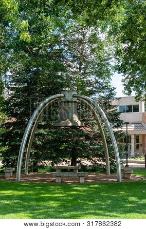 Bell Monument At University Of Wisconsin–stout