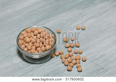 Сhickpeas Close Up, Healthy Eating Concept