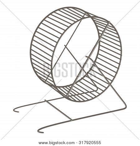 Running Wheel. Metal Ratchet For Pets. Riding Wheel For Chinchilla Or Hamsters, Criss. Pet Shop . Mo
