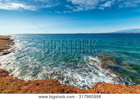View Of Sea From The Vir Island In The Zadar County Of Croatia, Europe.
