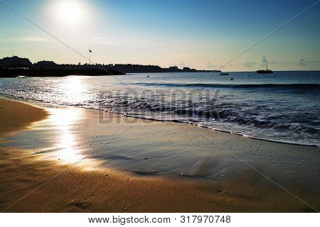 Bulgarian Black Sea In Ravda Village