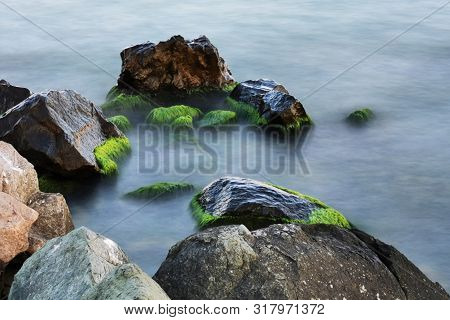 Bulgarian Black Sea In Ravda Village