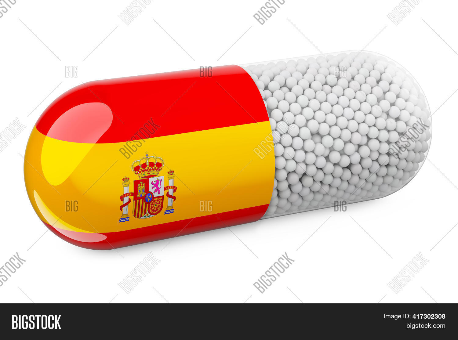 Pill Capsule Spanish Image & Photo (Free Trial) Bigstock