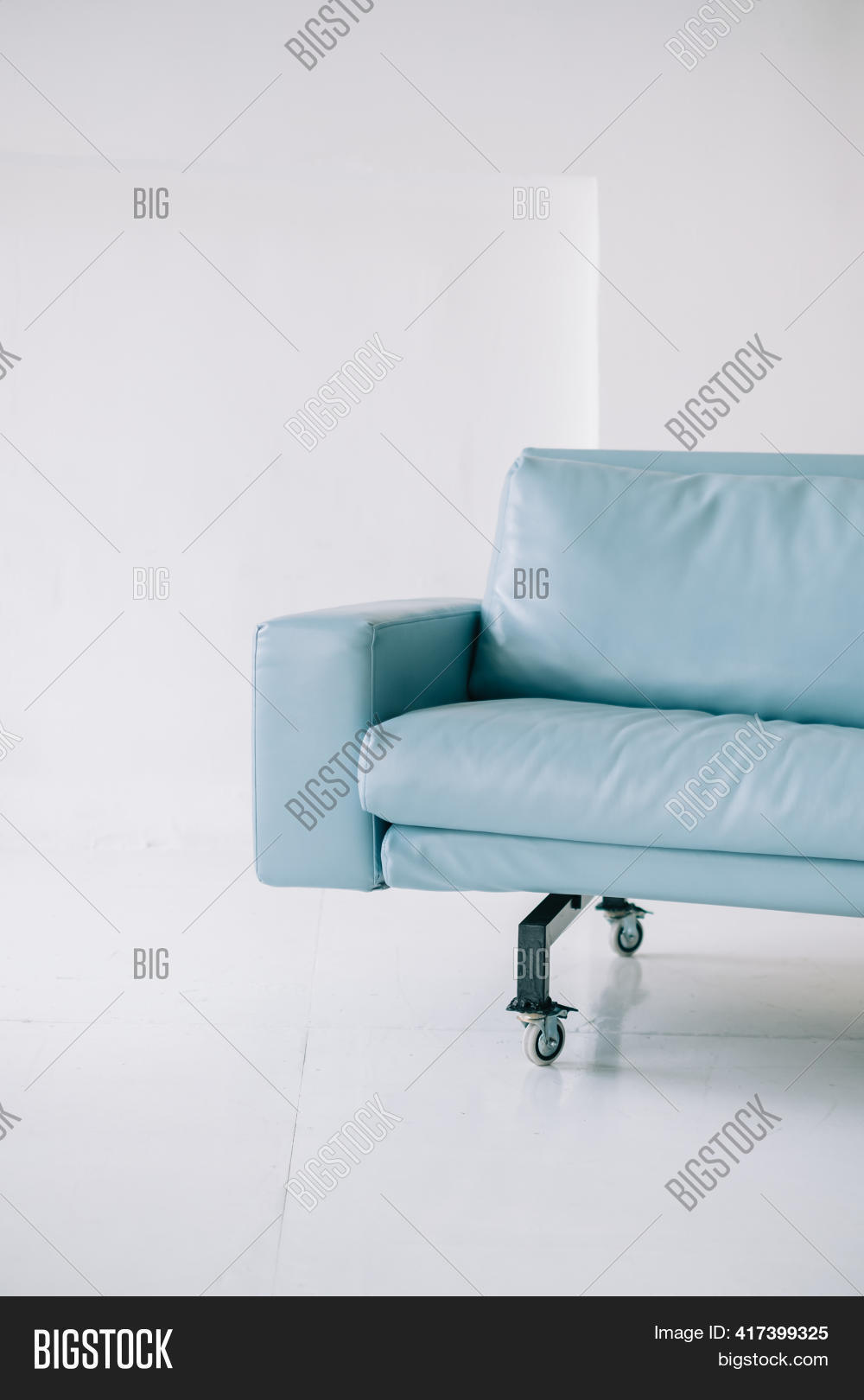 Blue Leather Modern Image & Photo (Free Trial) | Bigstock