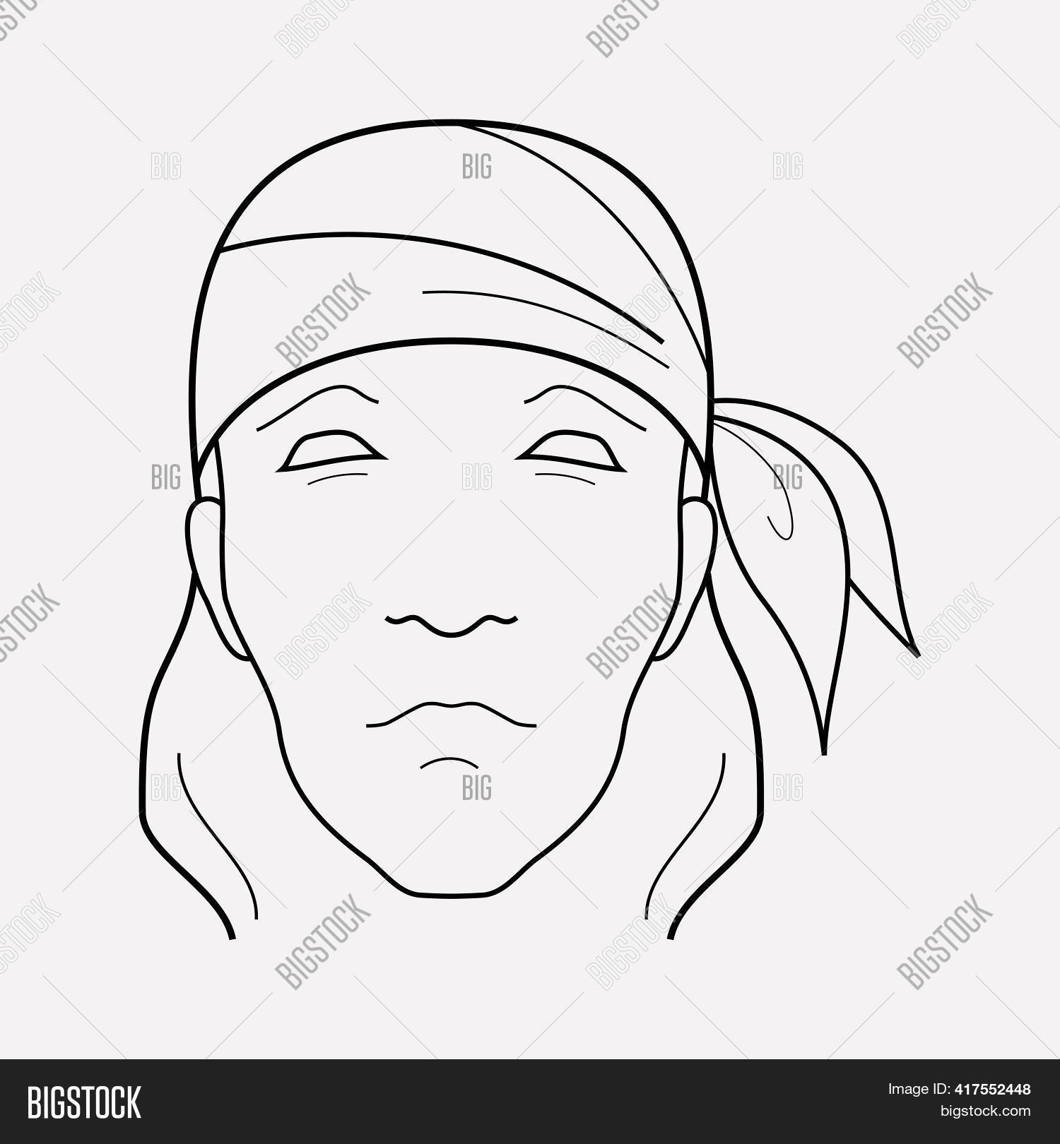 Bandanna Icon Line Image & Photo (Free Trial) Bigstock