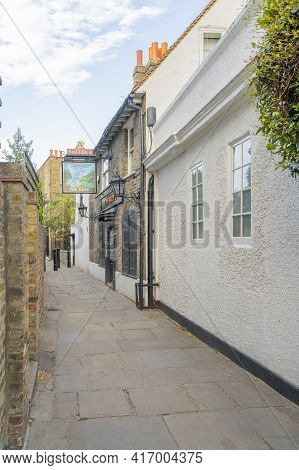 July 2020. London. The Dove Pub, Hammersmith, London England United Kingdom
