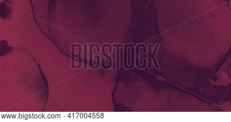 Color Wine Splash. Watercolor Maroon Pattern. Modern Alcohol Cover. Abstract Burgundy Banner. Red Wi
