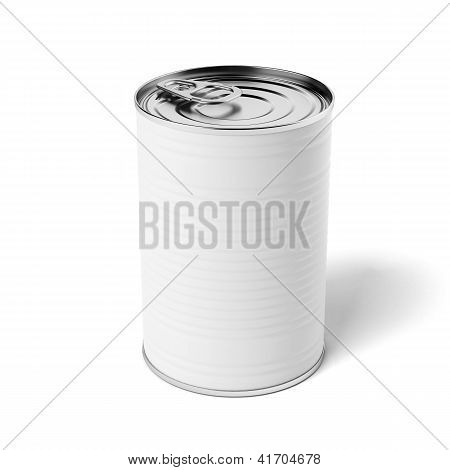 White tin can