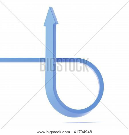 Bent arrow