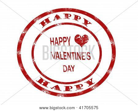 Valentine päivä leima