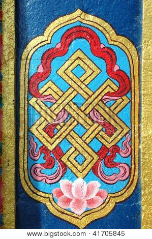 Architektura Detail buddhistického kláštera - 