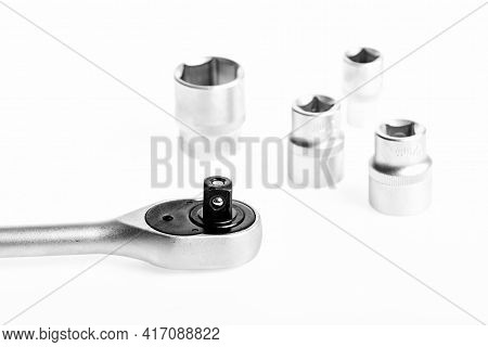 Auto Repair Shops. Ratchet Wrench. Ratchet Tool. Steel Chrome Plated Highly Polished Durable For Lon