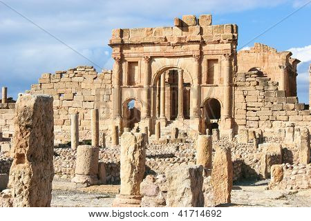 スバイティラ、チュニジアのローマ遺跡