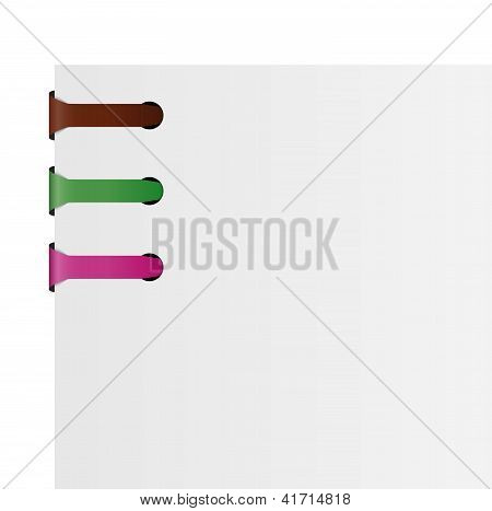 Notesblok stil knapper