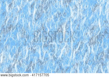 Design Blue Silken Paint Computer Art Background Texture Illustration