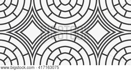 Pattern Paver Ceramic Tile Background. Vector Illustration.