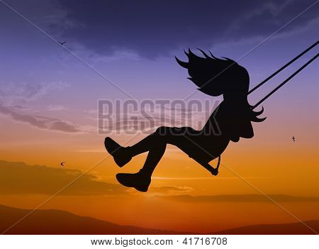 swingende Kind
