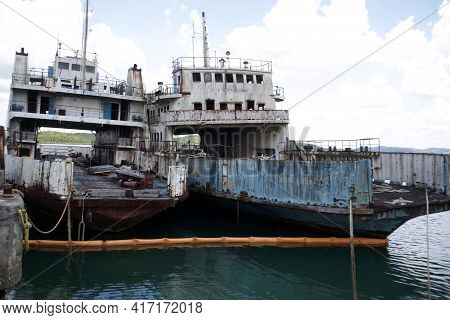 ..scraps From The Monte Serrat Ferry Boat