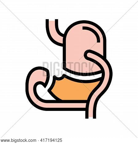 Bdp Bariatric Color Icon Vector. Bdp Bariatric Sign. Isolated Symbol Illustration