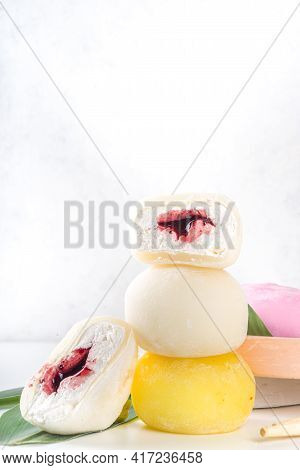 Colorful Mochi Ice Cream