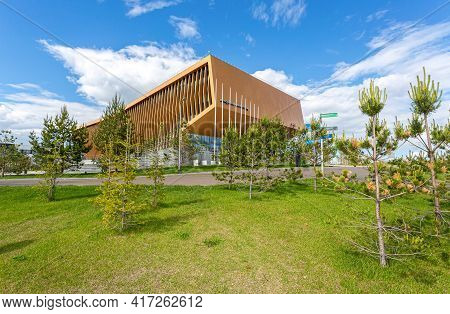 Innopolis, Russia - June 11, 2018: Modern Building Of Innopolis University In Summer Day. Innopolis 