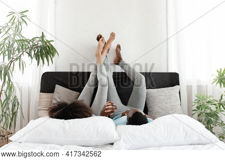 Spare Time At Home, Relax Together, Tender And Romance