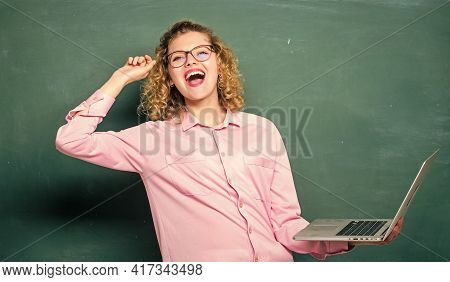 Distance Learning. School Teacher Notebook. School Of Digital Technologies. Study Programming Langua